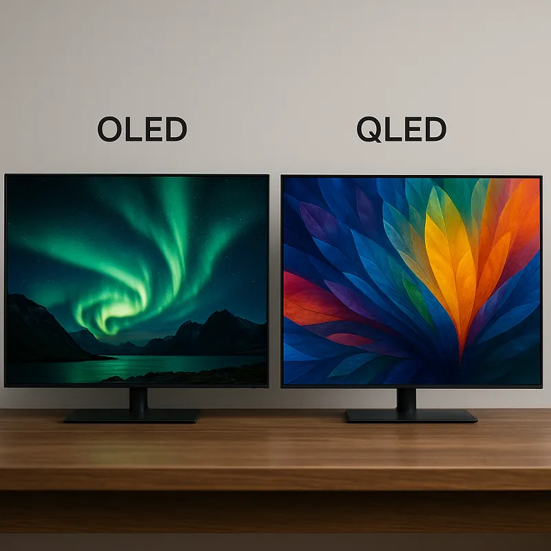 스마트 TV의 OLED와 QLED 기술 차이 분석